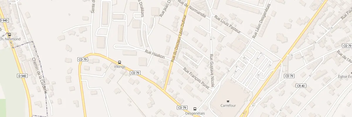 Plan du 59 Rue du Doc Leon Dufour à Fécamp