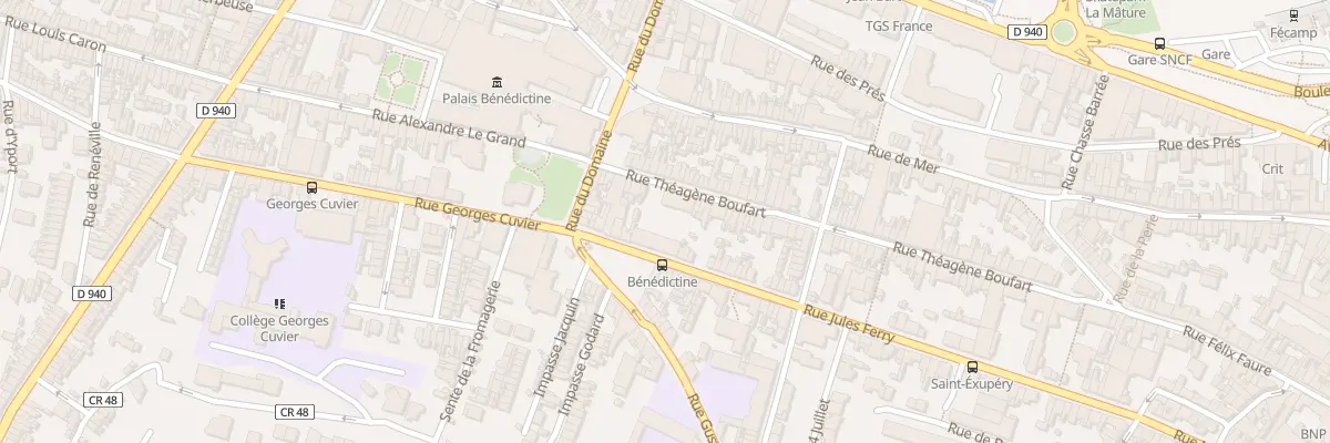 Plan du 79 Rue Theagene Boufart à Fécamp