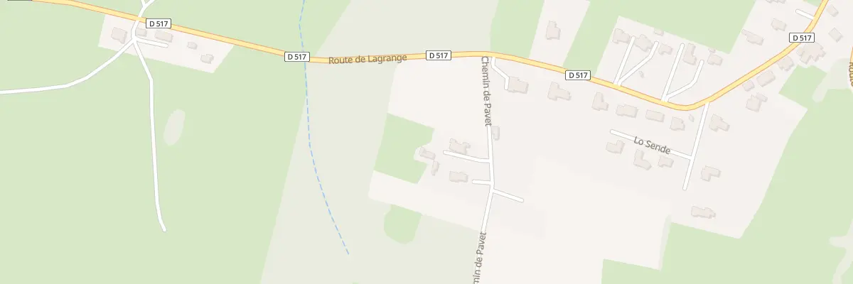 Plan du 6 Che de Pavet à Campistrous
