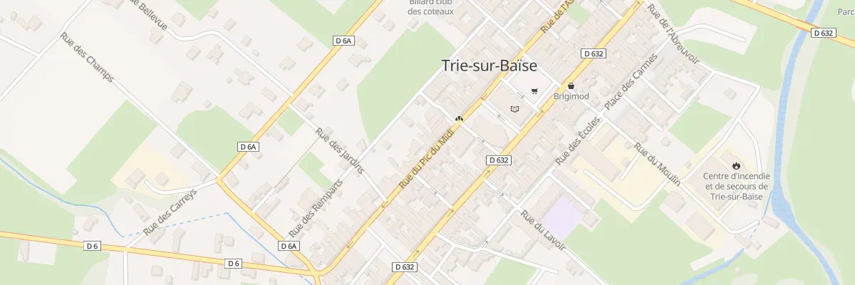 Plan du 8 Rue du Pic du Midi à Trie-sur-Baïse