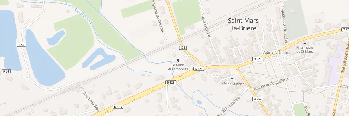 Plan du 34 Imp du Passage à Niveau à Saint-Mars-la-Brière