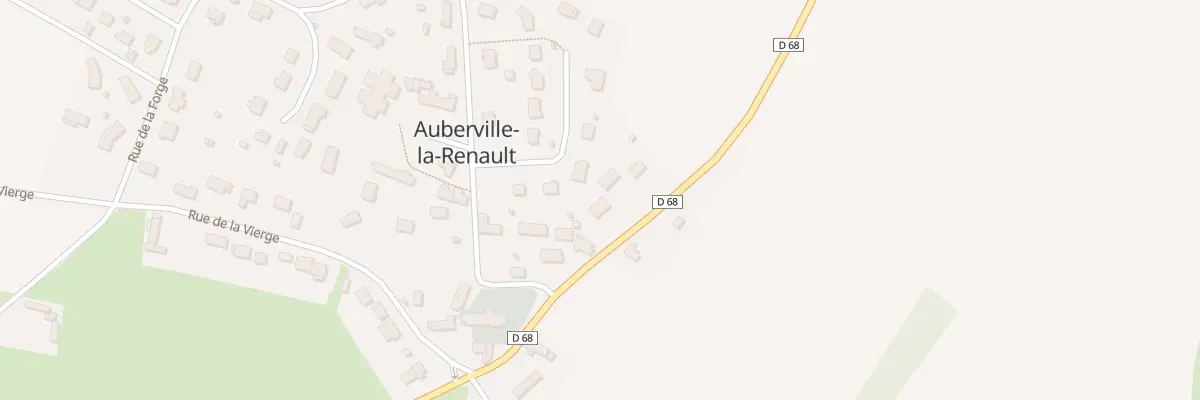 Plan du 811 Rte des Ifs à Auberville-la-Renault