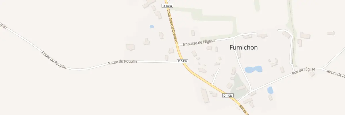 Plan du 18 Rte du Pouplin à Fumichon