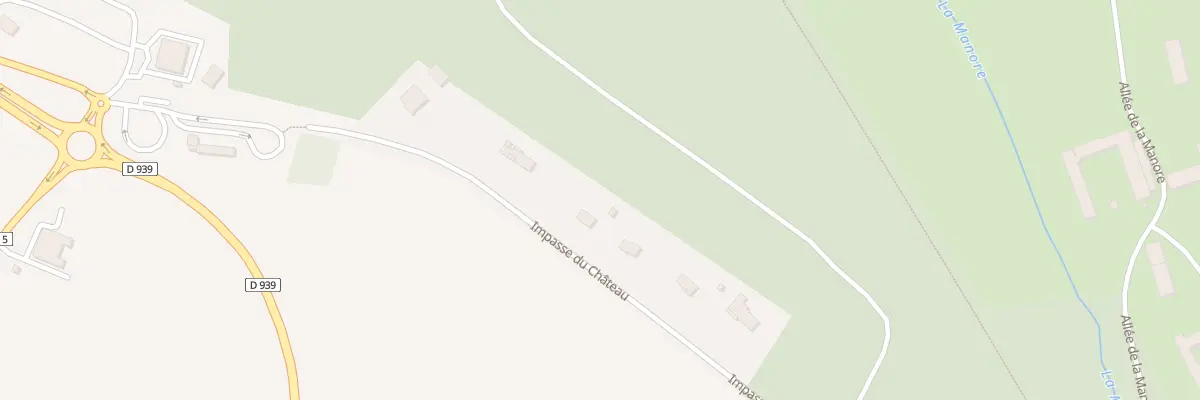 Plan du 16 Rte du Château à Édon