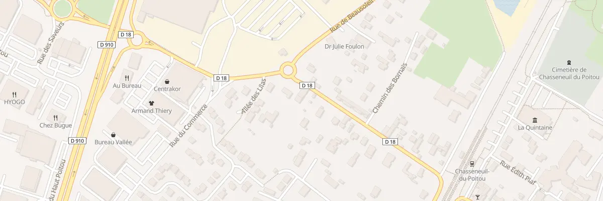 Plan du 31 Rue de la Croix Blanche à Chasseneuil-du-Poitou