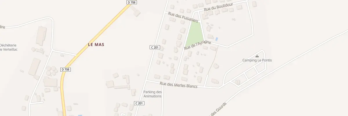 Plan du 482 Rue du Boulidour à Verteillac