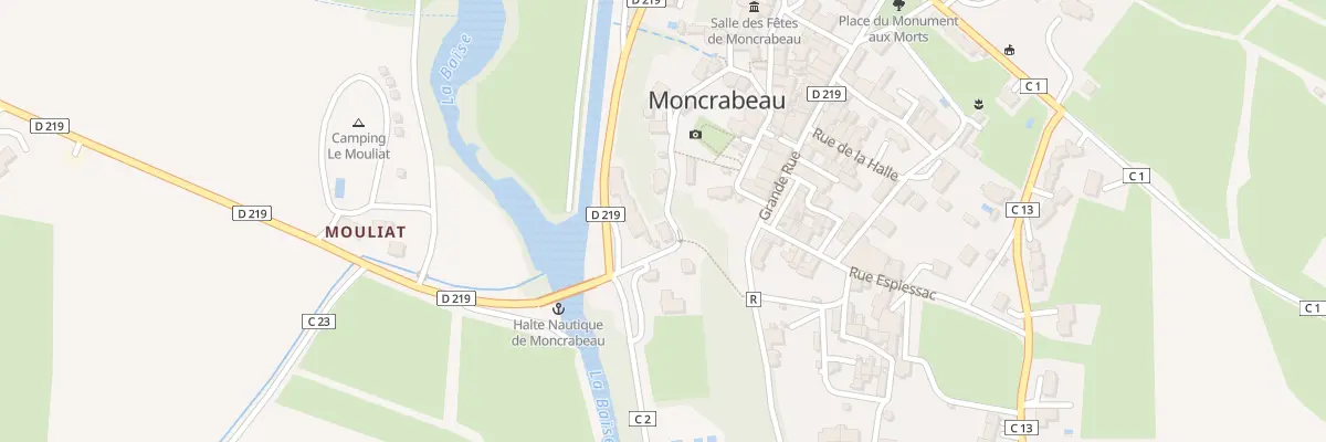 Plan du 57 Rue de la Fontaine à Moncrabeau