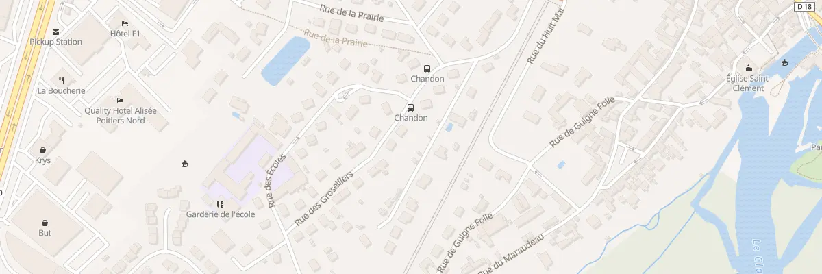 Plan du 13 Rue des Groseillers à Chasseneuil-du-Poitou