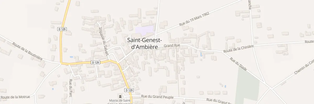 Plan du 24 Grand’Rue à Saint-Genest-d’Ambière