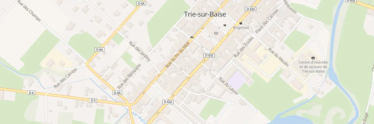 Plan du 18 Rue des Monts de Bigorre à Trie-sur-Baïse