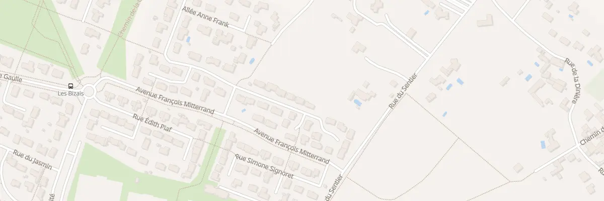 Plan du 9 Rue Marguerite Yourcenar à Buxerolles
