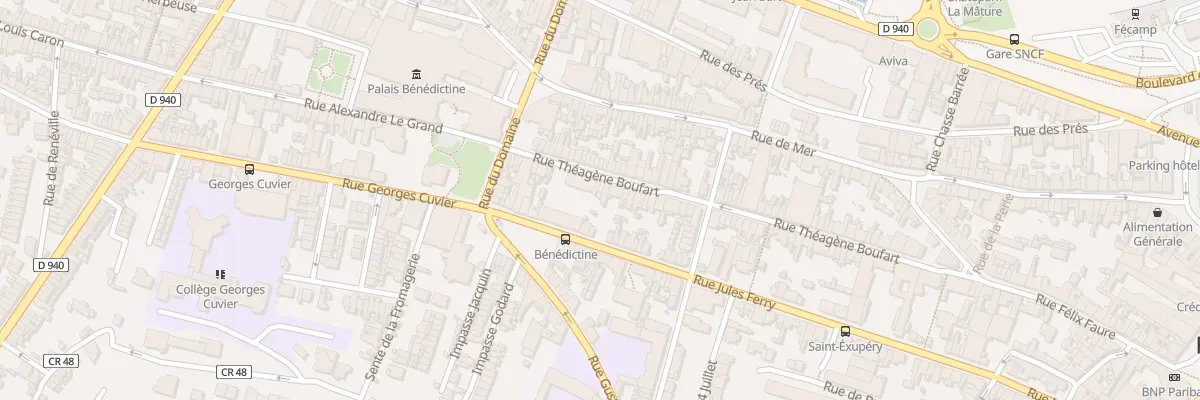 Plan du 73 Rue Theagene Boufart à Fécamp