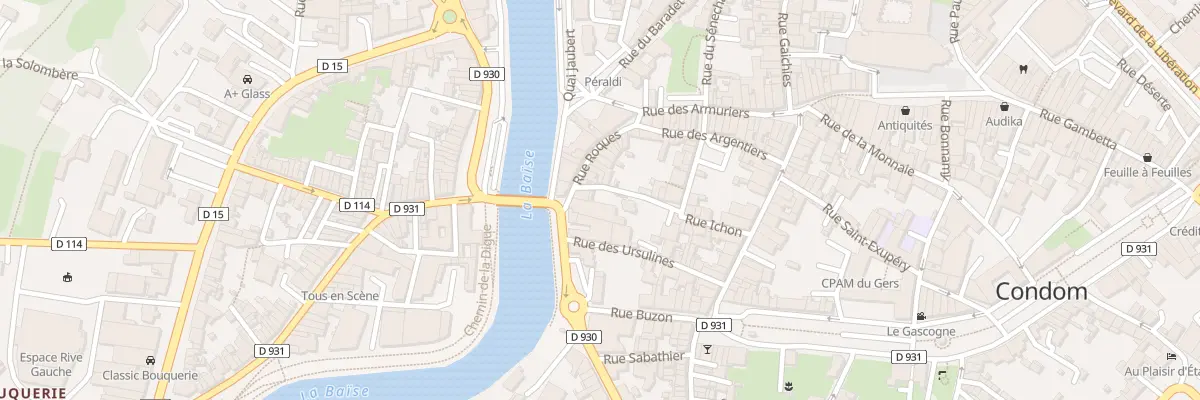 Plan du 8 Rue de la Parguere à Condom