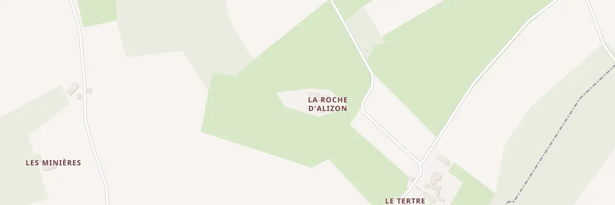 Plan du 5203 La Roche d’Alizon à Chenu