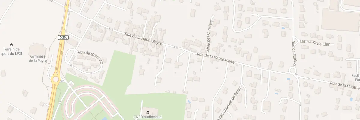 Plan du 33 Rue de la Haute Payre à Jaunay-Marigny