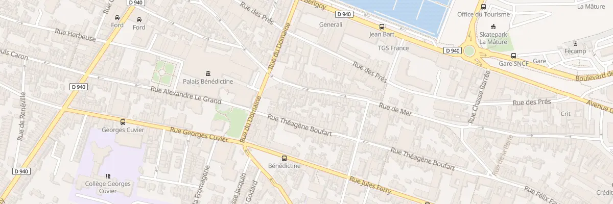 Plan du 61 Rue de Mer à Fécamp