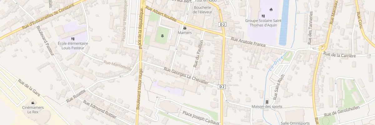Plan du 24 Rue Georges Le Chevalier à Mamers