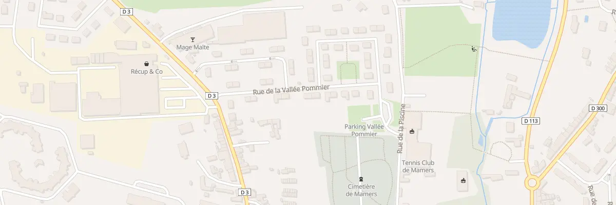 Plan du 26 Rue de la Vallee Pommier à Mamers