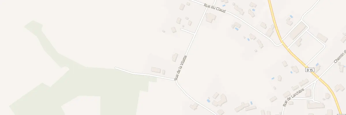 Plan du 7 Rue de la Vilatte à Cunèges
