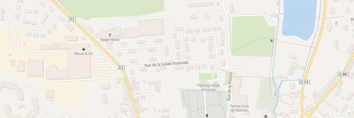 Plan du 19 Rue de la Vallee Pommier à Mamers