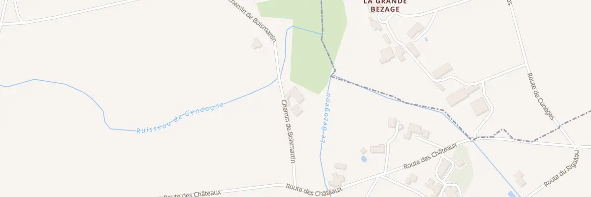 Plan du 130 Che de Boismartin à Thénac
