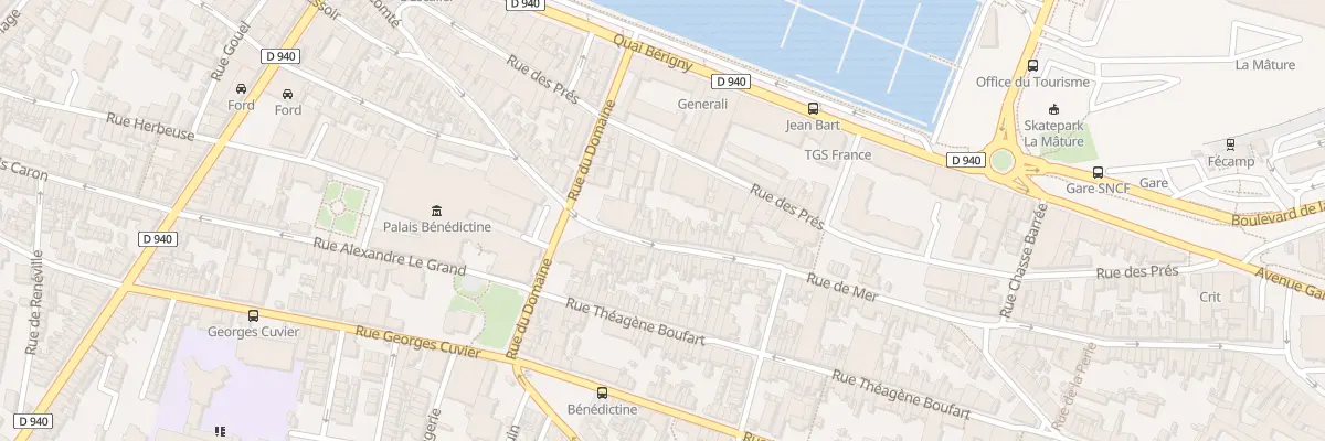 Plan du 58 Rue de Mer à Fécamp