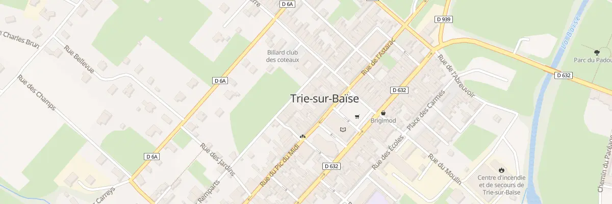 Plan du 20 Pl de la Mairie à Trie-sur-Baïse