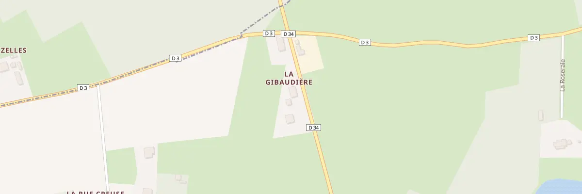 Plan du 2 La Gibaudiere à Cléré-les-Pins