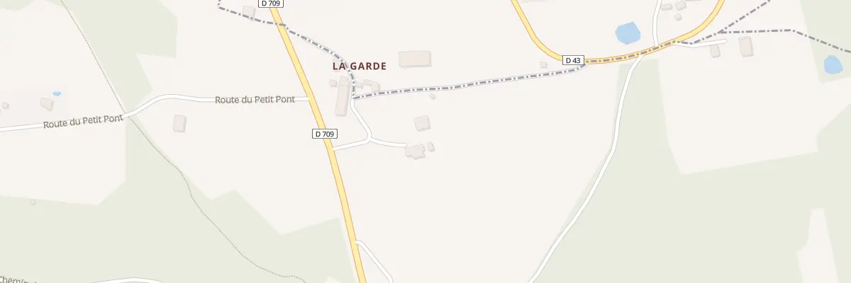 Plan du 50 La Garde à Siorac-de-Ribérac
