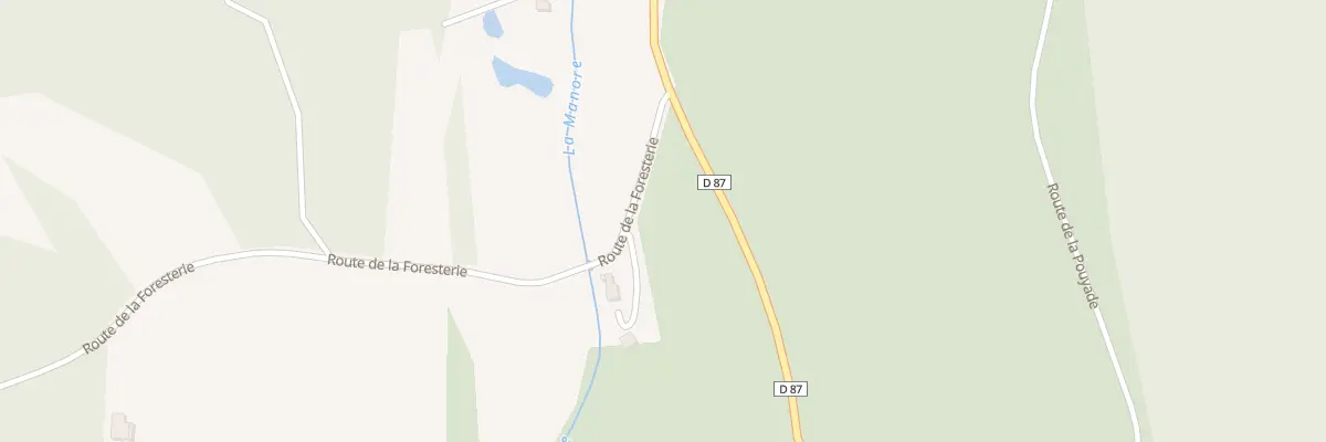 Plan du 131 Rte de la Foresterie à Rougnac