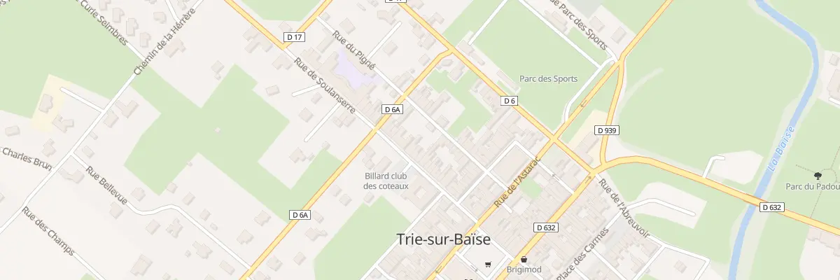 Plan du 28 Rue de Soulanserre à Trie-sur-Baïse
