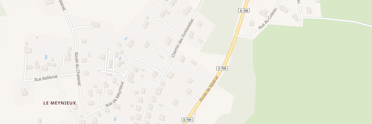 Plan du 4 Che des Fontanelles à Saint-Front-de-Pradoux