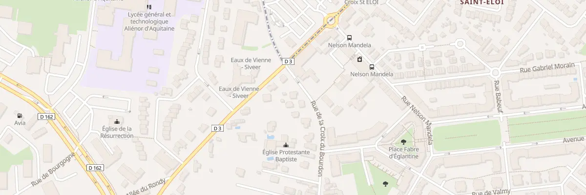 Plan du 4 Rue de la Croix du Bourdon à Poitiers