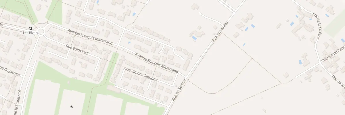 Plan du 18 Rue Marguerite Yourcenar à Buxerolles