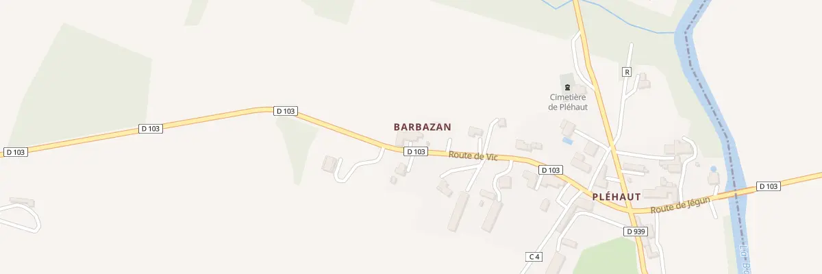 Plan du 294 Rte de Vic Fezensac à Saint-Jean-Poutge