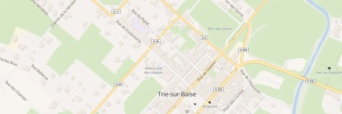 Plan du 24 Rue de Soulanserre à Trie-sur-Baïse
