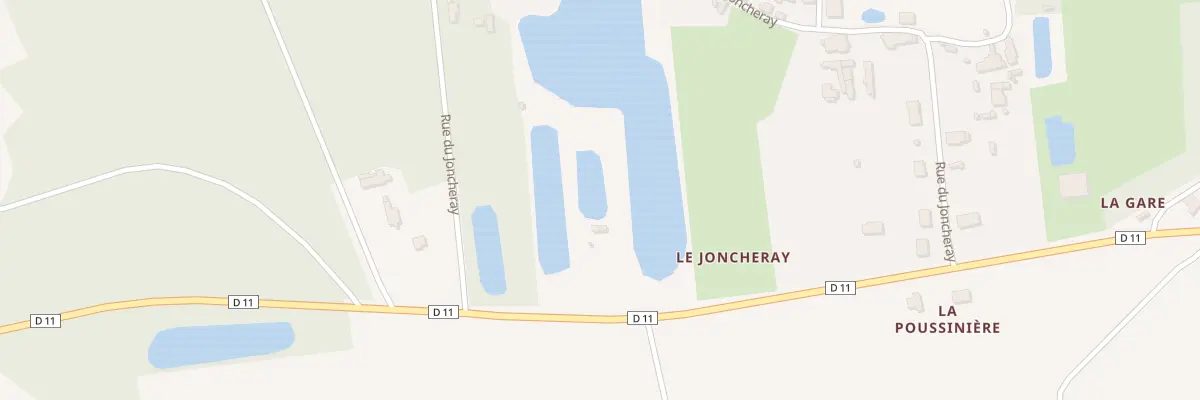 Plan du 5002F Le Joncheray Sud à La Bruère-sur-Loir