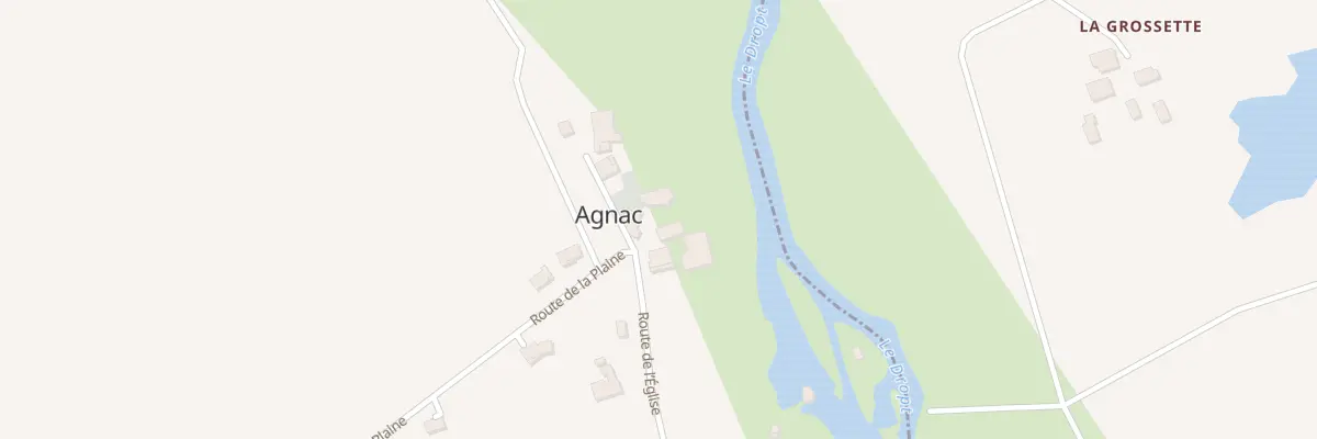 Plan du 96 Le Bourg à Agnac