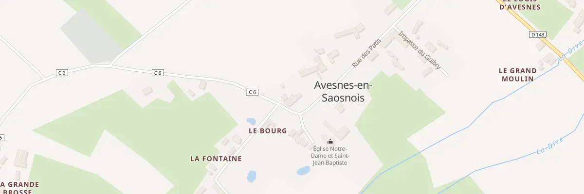 Plan du 18 Rue du Patis à Avesnes-en-Saosnois