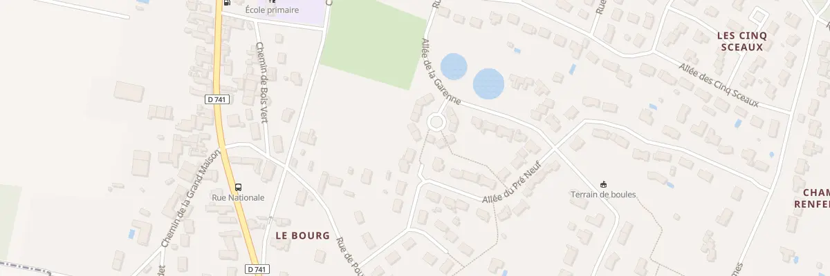 Plan du 7 Pl du Chene Rond à La Villedieu-du-Clain