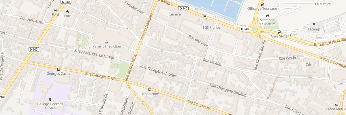 Plan du 47 Rue de Mer à Fécamp