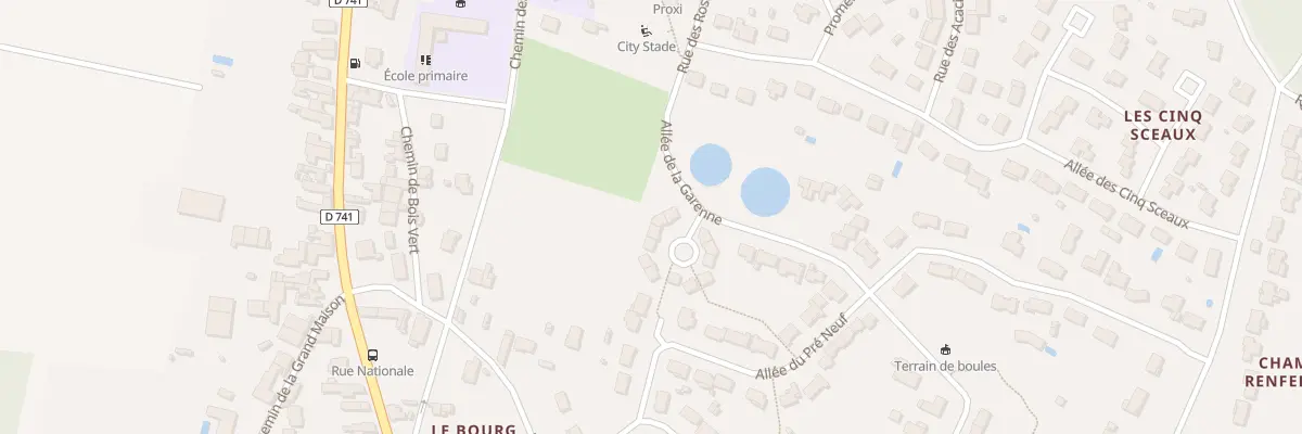 Plan du 11 Pl du Chene Rond à La Villedieu-du-Clain
