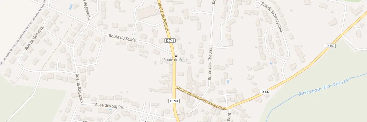 Plan du 18 Rte de Poitiers à Roches-Prémarie-Andillé