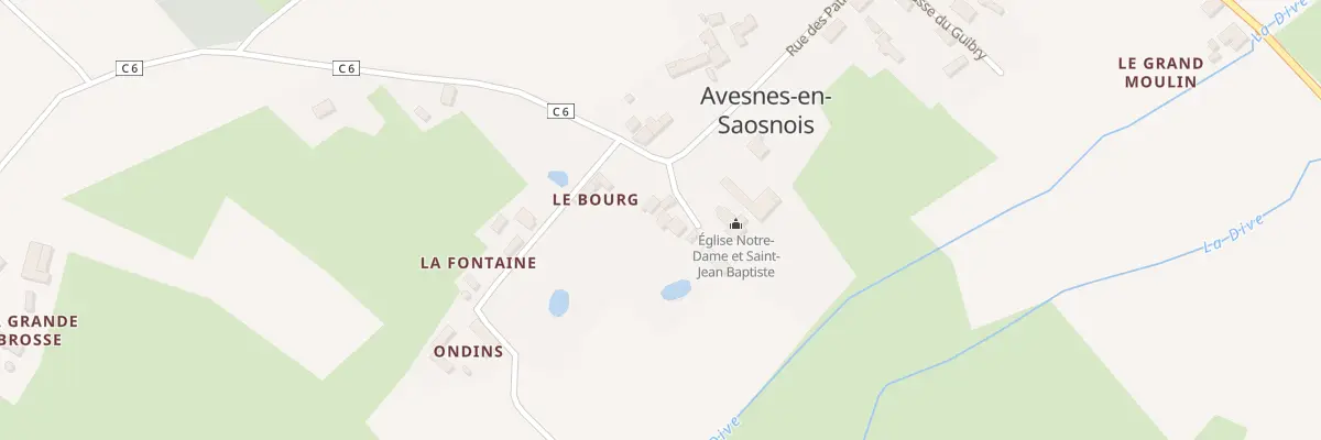 Plan du 3 All de l’Eglise à Avesnes-en-Saosnois