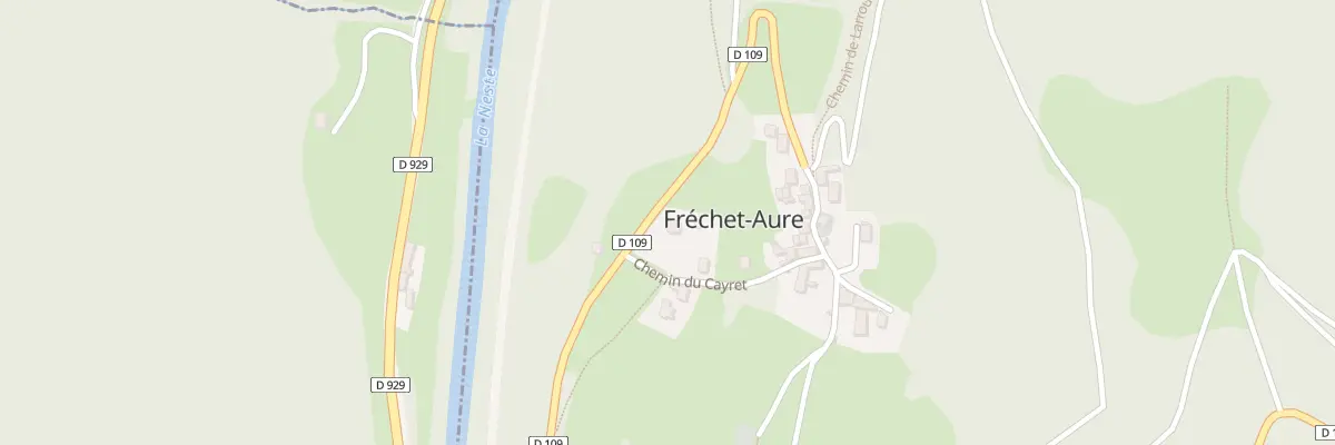 Plan du 10 Che du Cayret à Fréchet-Aure