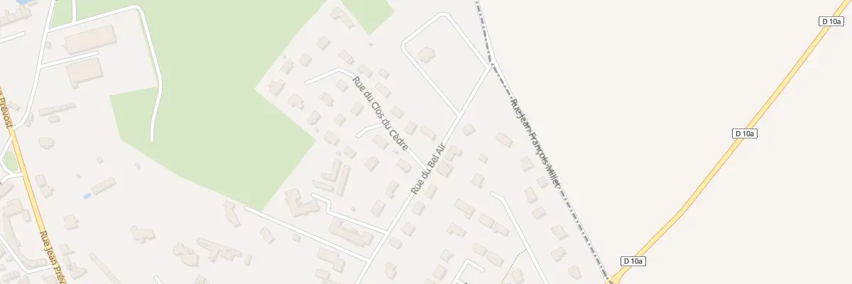 Plan du 41 Rue du Bel Air à Goderville