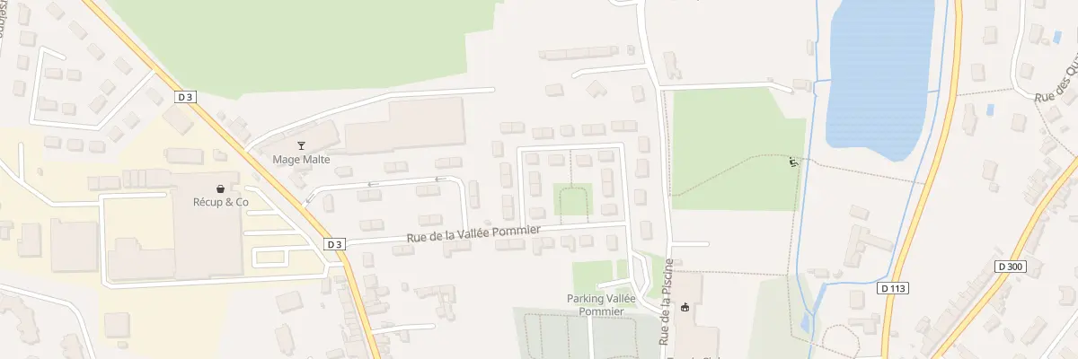 Plan du 44 Rue de la Vallee Pommier à Mamers