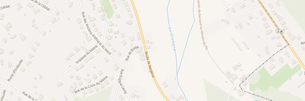 Plan du 69 Rue Emile Bazillou à Mussidan