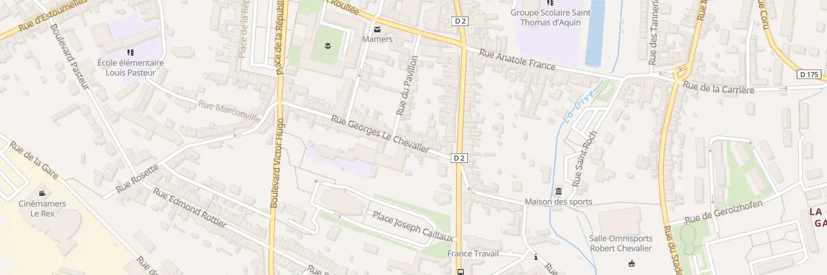 Plan du 32 Rue Georges Le Chevalier à Mamers