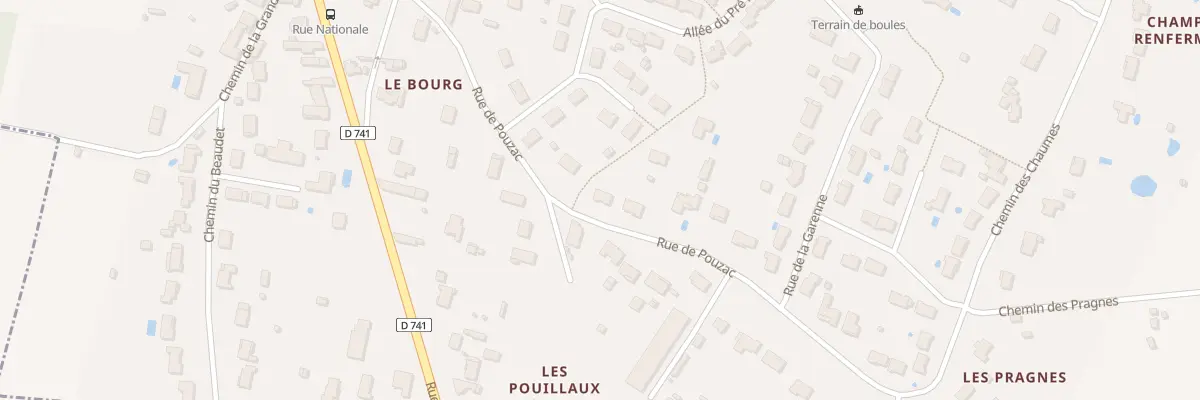Plan du 5A Rue de Pouzac à La Villedieu-du-Clain